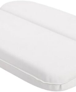 Healvian Badewannenkissen PU mit Saugnäpfen Nackenstützkissen für Bad und Spa Weiß