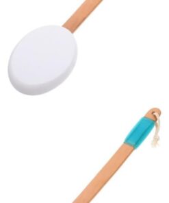 Healvian 2St Schwammbürste Badebürste peeling bürste exfoliating brush Peeling-Rückenriemen Duschbürste mit langem Griff Wäscher Schwämme Badeschrubberbürste Rückenbürste sauber