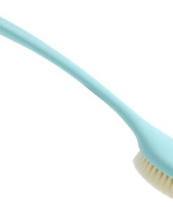 VALICLUD Langstielige Duschbürste mit Weichen Nylonborsten zur Rückenmassage und Sanften Körperreinigung in Blau Stimuliert die Durchblutung und Entfernt Schmutz Effektiv
