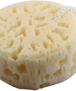 XYWHPGV Schwamm Badezimmer Badewanne Runde Dusche Körper Clean Loop Pouf Scrubber Hellgelb(9d9e8 95f8d 63149 595ef bb3a3 399b6