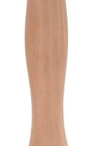 VALICLUD Doppelseitige Badebürste mit Langen Ergonomischen Holzgriff und Komfortmassagefunktion Beige Gummi Borstenbürste für Dusche im Badezimmer