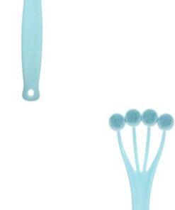 Healvian 2 Stück Körperbadebürste Mit Ergonomischem Griff Hautmassagewerkzeug Zum Peeling Und Reinigen
