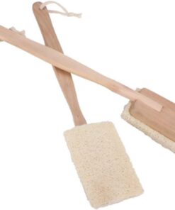 VALICLUD Badebürste mit Langem Griff für Rücken Luffa-rückenbürste für Badewanne und Dusche Körperpeeling für Weiche und Glatte Haut Zufällige Farbe