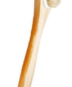 Neue Natürliche Lange Holz Holzkörper Bürstemassager-Bad-dusche-zurück Spa Scrubber Beidseitige Massage Badezimmer Badebürste Hot