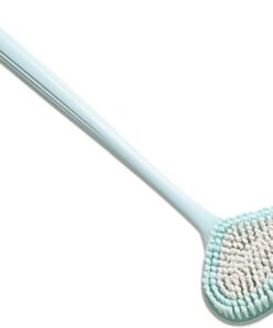 Rückenschrubber aus Pp und Pbt für Dusche mit Langem Griff für Handhabung Lochdesign und Sanfte Hautpflege Zufällige Farbe Geeignet für Tägliche Körperreinigung