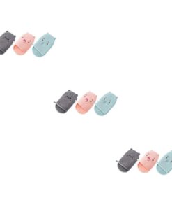 Healvian 9stücke Teiliges Cartoon-badehandschuh Kreative Duschreinigungshandschuhe Hautreinigende Mitteln Für Sanfte Peeling Praktisch Und Langlebig Für Beine Arme Rücken Brust