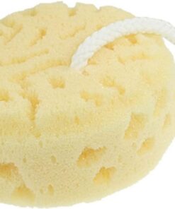 XYZOOM Dusch-Runde weicher Schwamm Puff Loop Scrubber Beige(b2f85 f274e 220f4 eb3a3 0b131 9b3e3
