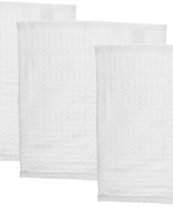 Generisch 3 Stück Waschlappen Aus 100% Quadratische Make Up Entferner Tücher Saugfähige Badetücher Ideal Für Hautpflege Und Reinigung Weich Und Langlebig Waschmaschinenfest