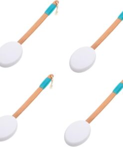 Healvian 4stücke Langstielige Duschbürste Mit Weicher Borste Rückenreinigung Massage Für Entspannende Badeerlebnisse Für Tägliche Anwendung Geeignet Rutschfester Griff Einfach Zu