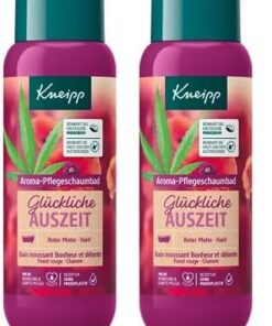 Kneipp Aroma-Pflegeschaumbad Glückliche Auszeit (1 x 400 ml) (Packung mit 2)