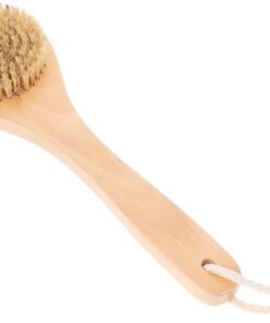 VALICLUD Duschbürste und Sanften Peeling der Haut mit Holzgriff und Pigborsten Körperpeeling Bequemer Griff für Entspannende Massage zum Duschen