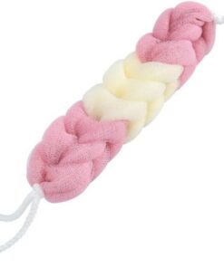 STOBAZA 3 Stück Langer Dusch badestripper aus Langlebigem PE Antibakterieller Body Scrubber Exfoliator mit Praktischem Lanyard Weich Flexibel für Gründliche Hautreinigung Zufällige Farbe