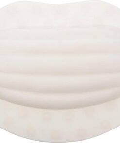 Ergonomisches Spa Badewannenkissen mit Rutschfesten Saugnäpfen Elastisches Nacken Schultersupport kopfkissen Weißes TPE Material Atmungsaktiv und Temperaturbeständig für Home Spa