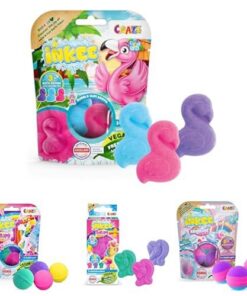 INKEE Badebomben & Badekugeln 3er Pack + 7 Stück Badekugeln - Kinderspaß mit fruchtigen Düften & tollen Farbeffekten