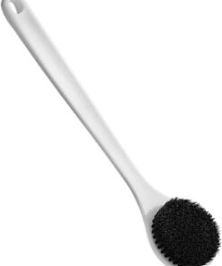 Körper-Make-up-Pinsel – extra langer Griff, Bade- und Duschwerkzeug für glatte Reinigung, sanft mit weichen Borsten, Körperbürste für Zuhause, Spa & Reisen, ergonomischer Griff, Geschenk-Option