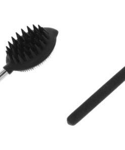 Healvian 2stücke Retractable Silicone Bath Brush Mit Langem Griff Ergonomische Körperbürste Für Dusche Für Schwierige Stellen Wie Rücken Tiefenreinigung Und Massage