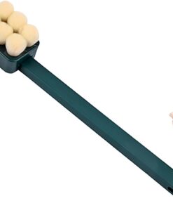 Ergonomischer Rückenschrubber für Duschbürste mit langem Griff in nassgrün