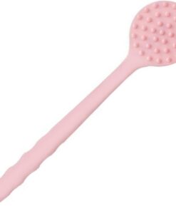 STOBAZA Silikon-körperpeelingbürste Mit Langem Griff Für Duschbereich Tragbare Rückenpeelingbürste Als Badebürste Effektive Reinigung Und Massage Für Badewanne Und Dusche