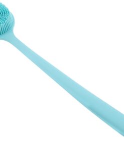 OUNONA Silikon Badebürste mit Ergonomischem Design für Mühelose Massage Strapazierfähig für Hauttypen Inklusive Aufhängeöse zur Einfachen Aufbewahrung
