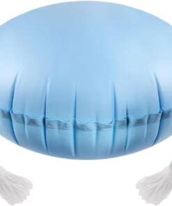 Aufblasbares Poolkissen | Eis-Equalizer für Tierbadewanne | Größe 1,2 x 1,2 m Seil inklusive Seil für Party Garten Spa Strand See