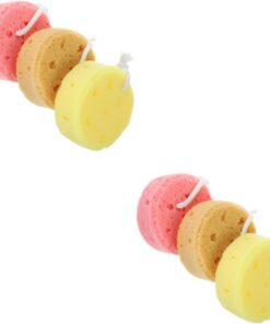 Healvian 2 Sets Peeling-körperbad-dusche-luffa-schwamm-reinigungsschwamm-schlüsselband Für Kinder Frauen 3 Stück * 2