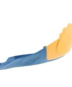 OUNONA Wasserdichte Duschhaube für Junge Mädchen Verstellbare Haarwaschschutz Augenschutz bei Baden Bequeme Badehaube für Kleinkinder und Jungen