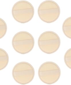 Healvian 10stücke Luffa-pads Badebürste Runde Körper Peeling Luffa-bürste Scheuerbürste Duschbürste Natürliche Hautpflege Hornhaut Entfernen