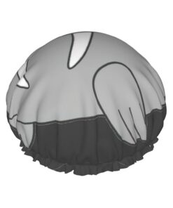 Badekappe mit Walross-Aufdruck, für langes und kurzes Haar, waschbar, elastisches Band, Badehaarmütze für langes Haar, Zopf