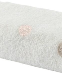 Badewaschlappen Bio- Handtuch mit Punktemuster (A) (B)