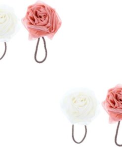 Healvian 4stücke Blumenförmige Duschschwämme Exfolierende Mesh-badeschwämme Und Milchweiß Für Sanfte Körperreinigung Und Entspannende Duscherlebnisse