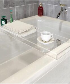 Badewanne Aufbewahrungsregal Bad Tablett Transparente Regal Wanne Multifunktions Badezimmer Werkzeuge Handtuch Aufbewahrungsregal