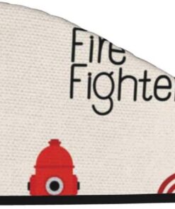 Little Boys and Girls in Firefighters Dry Hair Cap Absorbent Hair Turban Coral Velvet Bath Shower Cap Fast Drying Towels for Women