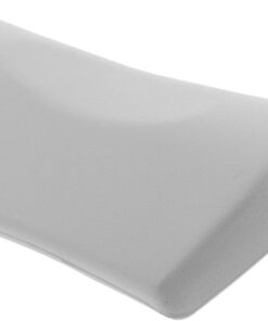 Weiches Badewannenkissen aus Pu mit Saugnäpfen, Weiß für Spa Bäder | Universelle Passform, Sichere Befestigung, Geeignet für Soaking Tub und Spa Bad
