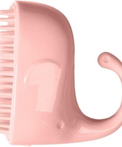 OUNONA Shampoobürste aus Silikon mit Handgriff Weiche Borsten zur Sanften Kopfhautreinigung und Massage für Säuglinge und Kleinkinder Tragbar und Hygienisch