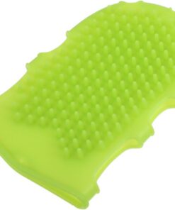 STOBAZA Silikon Massagebürste Handschuhform Körperpeeling und Massage Hautfreundlich für Hauttypen Bad und Körperbürste mit Lymphaktivierung Antibakterieller Duschschwamm