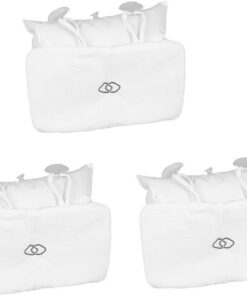 VALICLUD 3stücke Badewannenkissen Mit Saugnäpfen Für Bequeme Bäder Ergonomisches Kopfkissen Für Zuhause Und Hotels Badewannenzubehör Zum Entspannen
