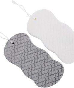 OUNONA 2 Stück Babyschwamm aus Schwamm Sanfte Waschschwämme mit Feinen Reichhaltigen Blasen für Dusche als Rückenmassageschwamm und Körperreiniger