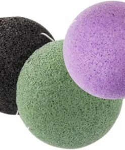 OUNONA Runde Natürliche Reinigungsschwämme Entfernt Trockene Hautschüppchen 3 Stück-pack aus Schwammmaterial Sanft zur Haut für Gesichtsreinigung und Peeling