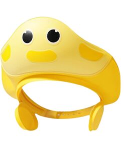 Baby Shower Hat, Cartoon Adjustable Visor Shower Cap Shield, Hair Washing Shampoo, Bathing Hat, Bath Eye & Ear Protection for Toddler Kids Children, 29.0x26.0x5.0 cm
