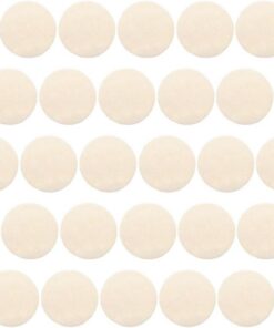 VALICLUD Natürliche Luffa Peeling Pads Beige 30 Stück Sanfte Entfernung Abgestorbener Haut Duschschwämme für Gesicht und Körper für Bad und Spa Anwendung