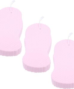 STOBAZA 3 Stück-pack Pva Badeschwämme mit Peelingfunktion Leichter Körperreinigungsschwamm für Badewanne und Dusche für Reisen und Sanfte Hautpflege
