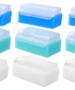 Healvian 9stücke Shampoo Bürsten Farbige Schwamm Kopfhaut-massagebürsten Für Sanfte Reinigung Und Entspannung Für Neugeborene Und Kleinkinder Leicht Zu Reinigen Verwenden