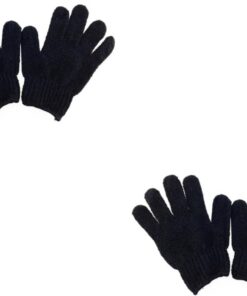 Healvian 2 Stück Paar Handschuhe Für Erwachsene Peeling-handschuhe Duschhandschuhe Badezimmer+accessoires Badehandschuhe Badezubehör Handschuhe Für Die Körperdusche Fünf Finger Badetuch