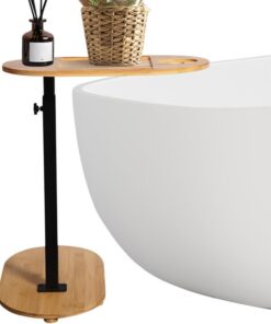 Bath Tray, Non-slip Tub Organizer, Hot Tub Table | Bathroom Tray Stand, Bathtub Side Table, Best Bathtub Tray Table Non-slip Bath Tray for Relaxation