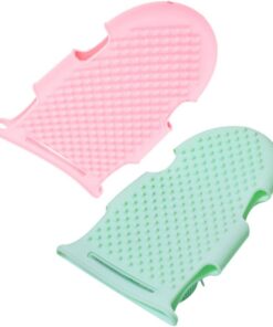VALICLUD 2 Stück Silikon Luffa Körperpeeling Schwamm Bequemes Badeaccessoire für Dusche Badewanne