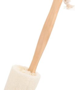 VALICLUD Luffaschwamm Am Stiel Luffa-schwammbürste Mit Langem Griff Badebürste Für Körperpeeling Und Reinigung Peelingbürste Für Zuhause Und Dusche