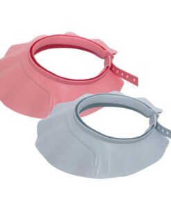 Duschhaube für Babys, verstellbarer Kopfgurt, wasserdicht, weicher Schild | Badevisier für Babys, zum Duschen, Schwimmen, Zuhause, Badezimmer, Waschbecken, Gesicht, Augen, Haare, Ohren