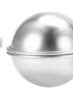 Fafeicy Sprudelnde Bastelformen, Badebomben-DIY-Kuchenformwerkzeug aus Aluminiumlegierung mit Müheloser Reinigung und Freigabe, Vielseitiges Set Zum Basteln von Badebomben, Seifen und Kuchen (Typ 1)