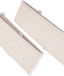 STOBAZA 2 Stück Natürlicher Luffa Badeschwamm Mit Befestigungsriemen Langer Rücken Peeling Schrubber Hautporenreinigung Wiederverwendbar Für Tägliche Körperreinigung