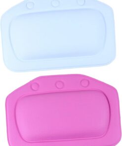 Cabilock 2 Stück Badewannenkissen Mit Saugnäpfen Nackenstütze Für Badewanne Ergonomisches Duschkissen PVC Schaum Für Entspannende Spa Momente rutschfest Und Langlebig